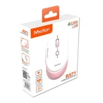 Meetion R571 bielo-ružová / Bezdrôtová myš / optická / 1600 DPI / 4 tlačidlá / 2,4 GHz (R571)