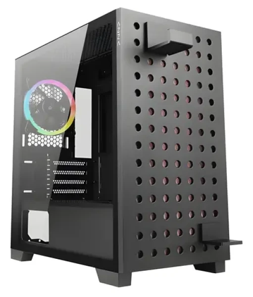 Azza Elise 140 čierna / Skriňa / Micro ATX, ITX / ARGB / Tvrdené sklo / bez zdroja (CSAZ-140)