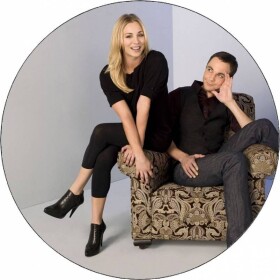 Jedldý papír The Big Bang Theory - Teória veľkého tresku Penny a Sheldon 19,5 cm - Pictu Hap - Pictu Hap
