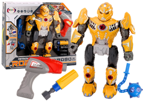 Mamido Skrutkovací robot s vŕtačkou a skrutkovačom so svetlami a zvukmi žltý