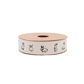 Eulenschnitt Bavlnená stuha Rabbits – 5 m