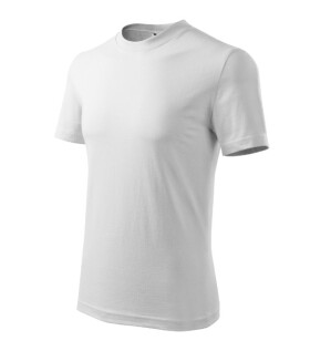 Klasické tričko unisex biele S
