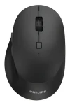 Philips SPK7607B čierna / Bezdrôtová myš / ergonomická / optická / 3200 DPI / 7 tlačidiel / USB + Bluetooth (SPK7607B/00)
