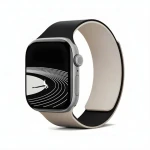 Moft Snap Duo bielo-čierna / Remienok / Silikónový / Pre Apple Watch 1-11/SE/Ultra / 42-49 mm (MD025-1-46-JTBKBHWT)