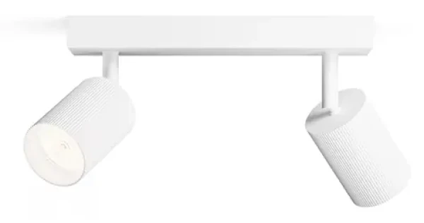 Philips Wyatt biela / Bodové svietidlo / 2x GU10 / 220-240V / kov (SKL000532611)