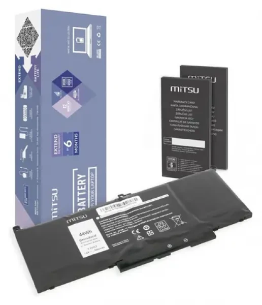 Batéria pre DELL Latitude 7390 7490 / Batéria pre notebook / Li- ION / 7,6 V / 5800 mAh / 44 Wh (BC/DE-E7390S)
