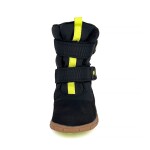 Chlapčenské zimné barefoot topánky s membránou VIKI Black Bugga B00212-10 - 33