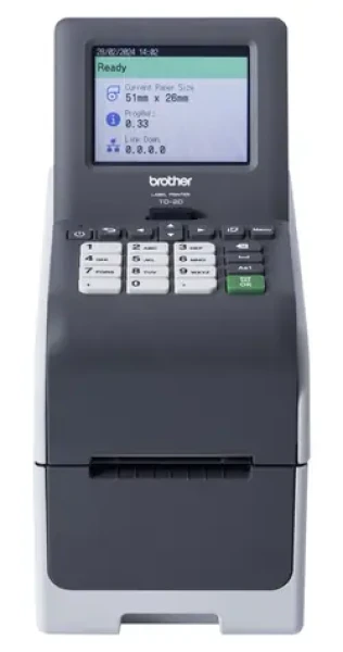 Brother TD-2350DSA(203) / Tlačiareň samolepiacich štítkov / 203 dpi / USB / LAN / Wi-Fi / BT (TD2350DSA203Z1)