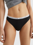 Dámske tangá 3-PACK LOGO WAISTBAND THONGS UW0UW028290R7 čierna Tommy Hilfiger