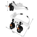 Verk Náhlavná lupa s LED svetlom VR 09141