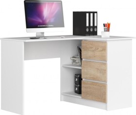 Fabryka Mebli Akord B16 dub Sonoma i biel 124 cm x 85 cm