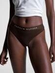 Dámske tangá LOGO WAISTBAND THONG UW0UW04146BDS čierne Tommy Hilfiger