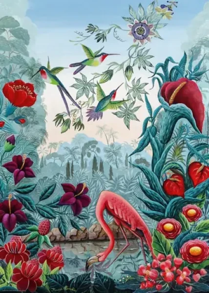 HEYE Puzzle Exotic garden: Vtáčí raj