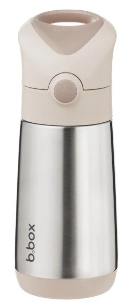 B.box Termoska na pitie so slamkou 350 ml béžová - Latte EUR