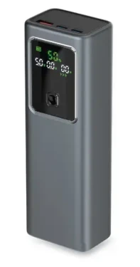 SBS Powerbanka LCD 20 000 mAh sivá / PD 100 W / displej