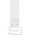 Silikónové remienky Julimex RT-104 16 mm biely kov Bílá