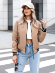 HERA FashionStreet béžový dámsky bomber TY3764 M