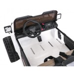 Mamido Elektrické autíčko Extreme Sport 4x4 s premenlivou veľkosťou bielej