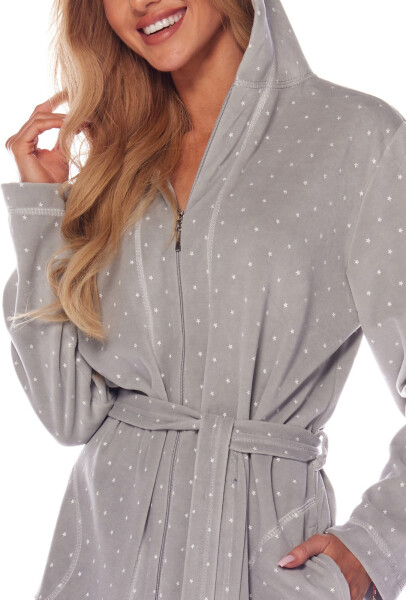 Dámsky župan L&L Zappa S-2XL ecru-stars S-160/94/102