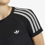 Tričko adidas Knitted Crochet Cali T-Shirt Black L