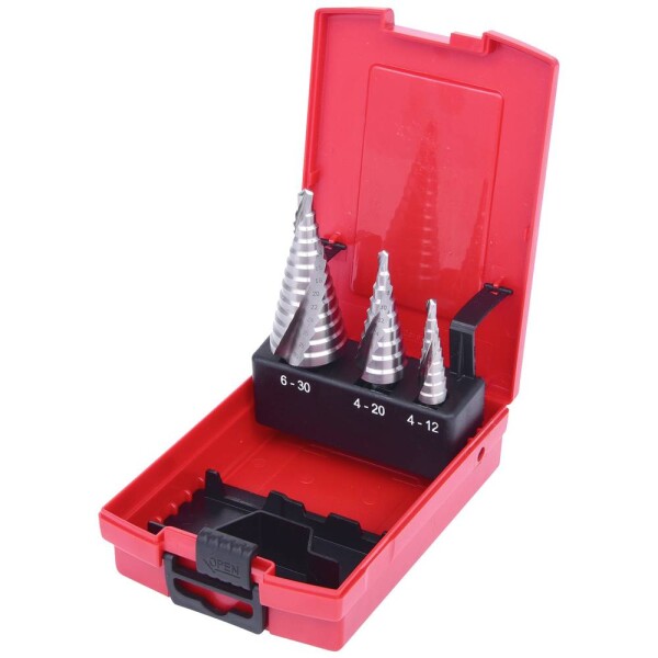 KS Tools 3302414 HSS-Co 5 sada stupňovitých vrtákov, 1 ks; 3302414