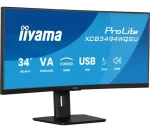 34" IIYAMA Prolite XCB3494WQSU-B1 čierna / VA / 3440x1440 / 21:9 / 0.4ms / 3000:1 / 350cd / HDMI+DP / repro (XCB3494WQSU-B1)