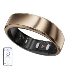 RingConn Air Gen 2 SMART Ring veľ. 9 zlatá / šikovný prsteň / titánová oceľ / BT 5.0 / IP68 (124030902)