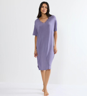 TIMELESS SENSUALITY - Krásna modalová nočná košeľa s čipkou Triumph LILAC 40