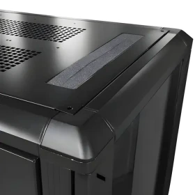 StarTech Racková skriňa 25U čierna / Racková skriňa / 19 "/ nosnosť 800 kg / pojazdné kolieska (RK2536BKF)