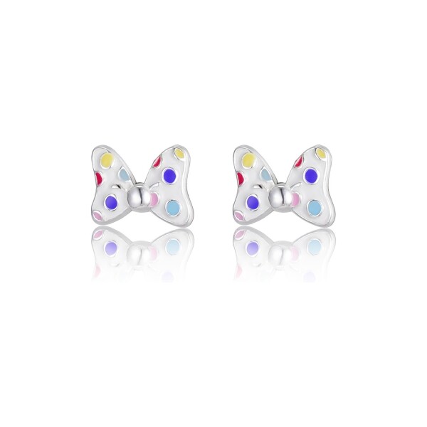 Disney Pôvabné strieborné náušnice Minnie Mašlička Mini ES00107SL.CS