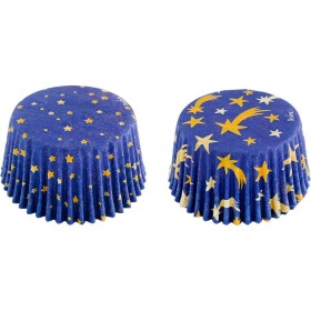 Košíčky na muffiny vianočná hviezdna obloha 50x32 mm - Decora - Decora