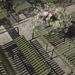 HAY Venkovní podnožka / taburet Palissade Olive