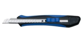 WEDO SOFTGRIP modro-čierny / Odlamovací nôž / 9 mm (4003801728735)