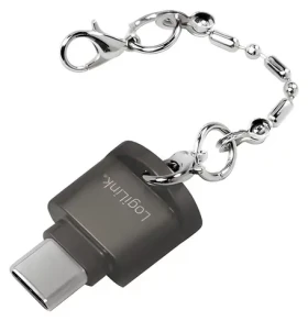 LogiLink CR0039 sivá / Čítačka pamäťových kariet / USB-C / microSD / USB 2.0 (CR0039)