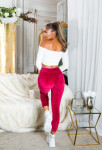 Sexy Loungewear Jogger Plush Look "Enjoy"