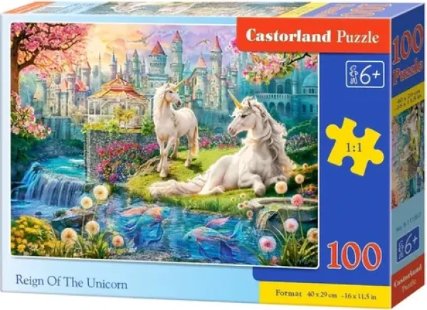 Castorland 111367 Puzzle Kráľovstvo jednorožca