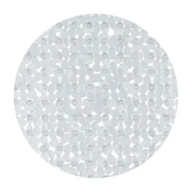 Spirella RIVERSTONE protišmyková okrúhla podložka do sprchy priehľadná / PVC / 57 cm (7610583096814)