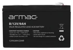 Armac VRLA AGM 12V/9Ah / Akumulátor / bezúdržbový / do UPS (B/12V/9AH)