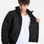 Bunda Alpha Industries MA-1 D-Tec Sleeve Embroidery Black/ Black L