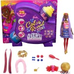 Barbie Color Reveal vlasový styling s trblietkami fialový