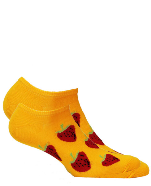 Dámske vzorované ponožky oranžová 39-41