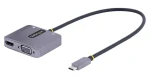 StarTech adaptér USB-C na HDMI sivá / Adaptér / 4K / 100W PD / Audio 7.1 (122-USBC-HDMI-4K-VGA)