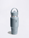 Hydro Flask Wide Mouth Travel Bottle with Flex Straw Cap (710 ml) Shale Gray