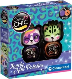 Clementoni Crazy CHIC Beauty: Sada lakov na nechty 1/od 6 rokov
