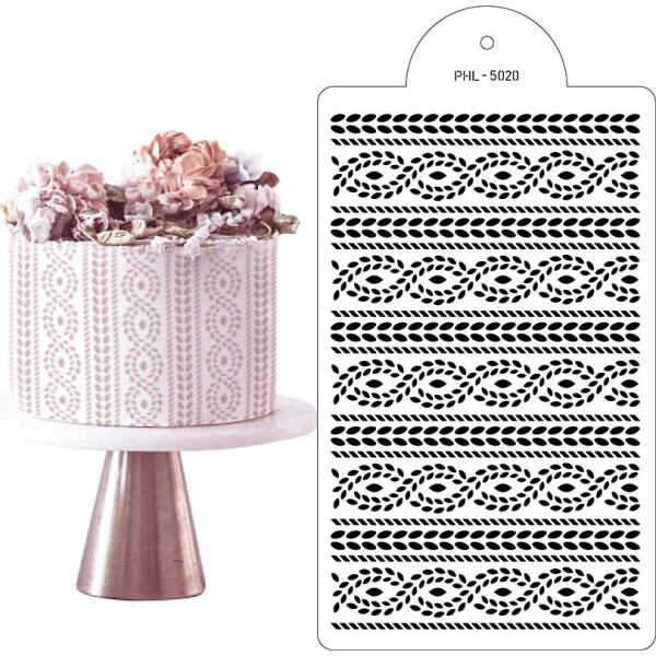 Stencil šablóna oriental klasický 40x21 cm - Cakesicq - Cakesicq