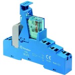 Finder 48.P3.7.024.0050 reléový modul, 24 V/DC, 10 A, 1 prepínací, Tray, 1 ks; 48.P3.7.024.0050-10