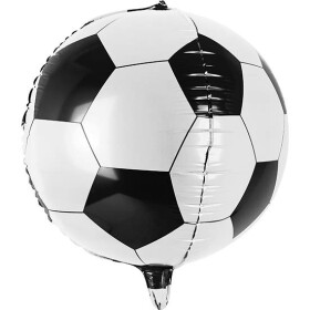Fóliový balónik futbalová lopta 40 cm - PartyDeco