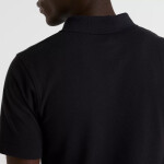 Bavlnené polo tričko New Balance Pique M MT51519BK S