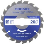 Dremel DREMEL Multi Material Kreissägeblatt 85mm CS600 2608846430​ pílový kotúč 1 ks; 2608846430​