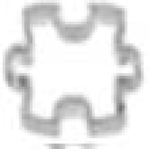 Vykrajovátko puzzle 2 cm - Smolík - Smolík